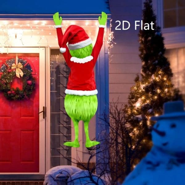 Christmas Green haired man Hanging Christmas Decoration 2026 Merry Xmas Gift Holiday indoor outdoor fun Decor Hanging gift