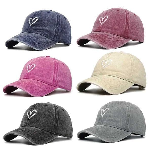 Baseball cap with embroidery old spring and summer baseball cap version thin soft top duck tongue cap unisex and fashionable duck tongue cap W250414