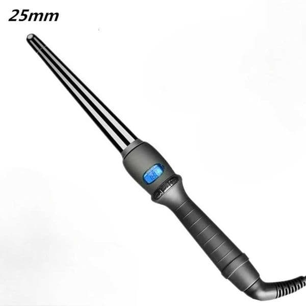 LCD curlers conical curling iron single tube ceramic glaze cone electric hair curly hair X251114