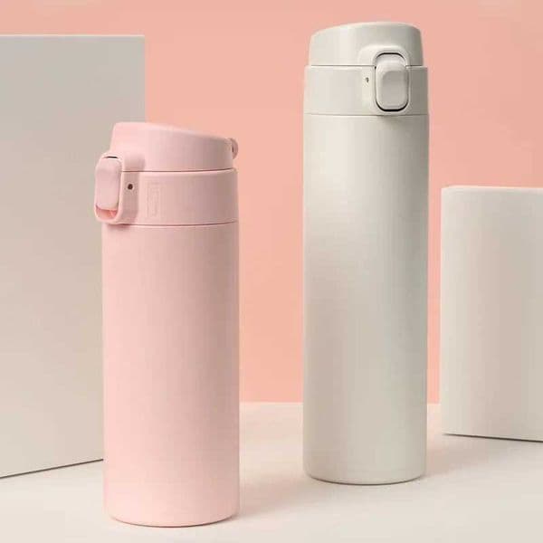 450ML hot water bottle stainless steel insulated vacuum flame cup holding hot and cold cups vacuum flame car water bottleXJ250414