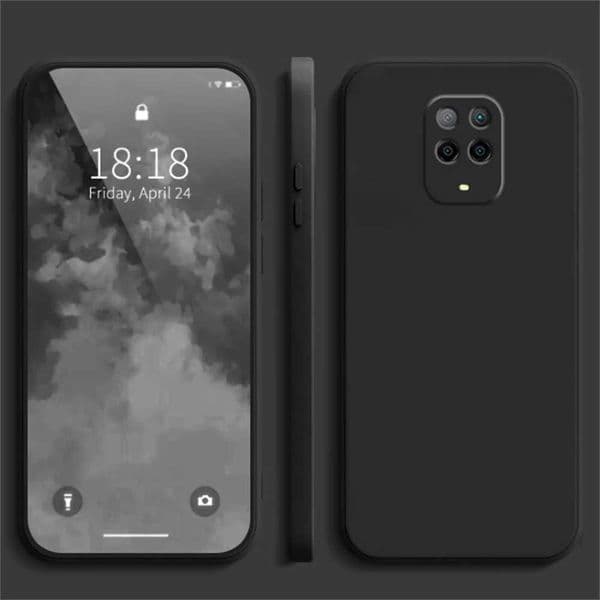 For Redmi Note 9 9S Pro Shockproof Silicone Liquid Bumper Soft Back CoverFor Redmi Note 9S Phone CaseM251114