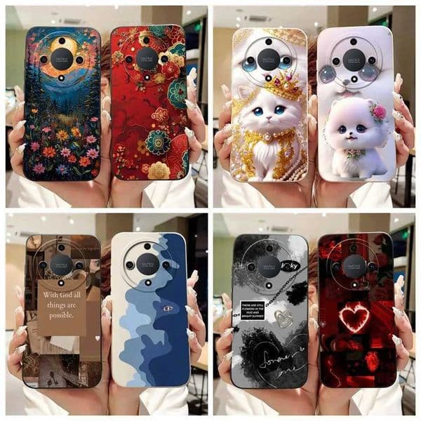 For Honor Magic6 Lite 5G Case ALI-NX3 New Candy Painted Cover For Honor Magic5 Lite Phone Case For Honor Magic 6 Lite Soft ShellM251114