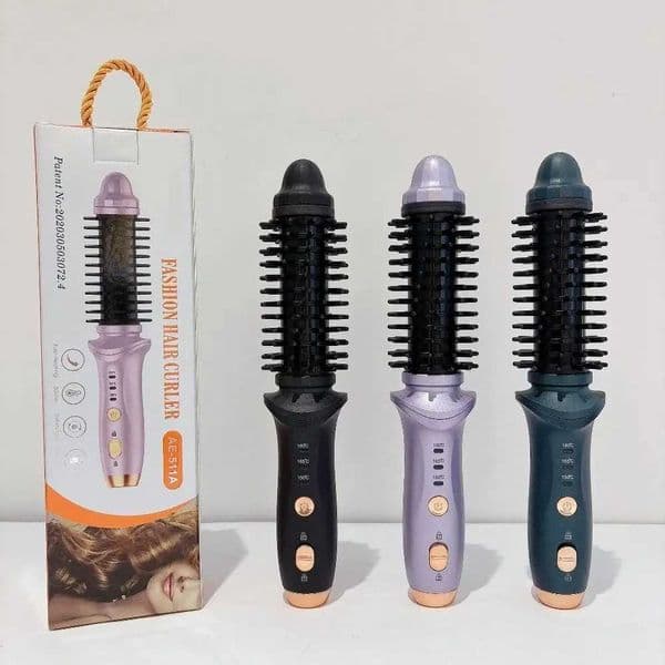 New Cordless Curling Iron Anti-Scald Automatic Styling Curling Brush 3 Temp Settings Rechargeable Hair Straightener for Travel X251114