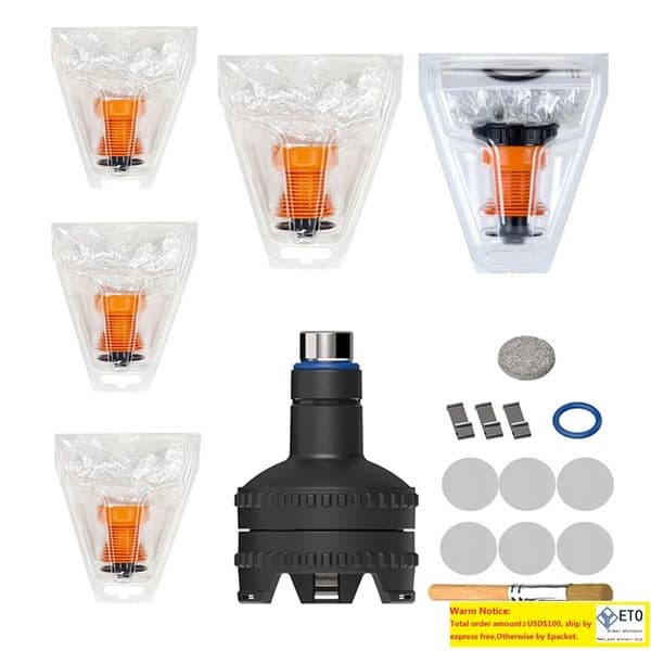 EASY VALVE Filling Starter Kit For VOLCANO DIGIT VOLCANO CLASSIC Balloon Bag Cleaning Brush Clip Screen LL