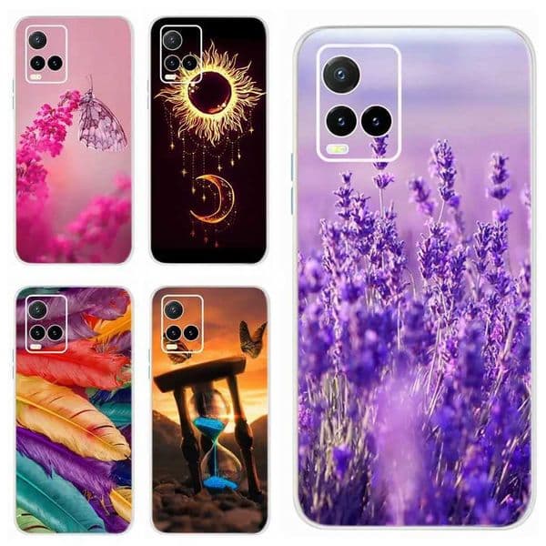 Fashion Cover For Y21 Y21E Y21s Case Y33s Silicone Soft TPU Fundas Phone Cases For Y21s Y33s Y21 Cover FundasM251114