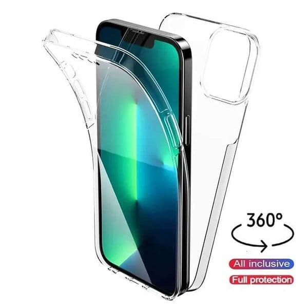 Clear 360 Full Wrap Phone Case for iPhone 17 16 Pro Max 15 14 13 12 11 Back CoverM251114