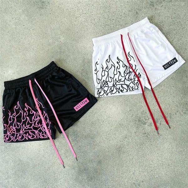 American summer shorts mens threepoint shooting but knee sports casual college boys wear breathable quick drying basketball pants 250414