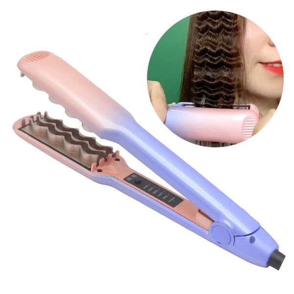 Fast Volume Hair Curling Iron Floating Crimping Fluffy 3D Grid Hair Curler Splint Portable High Quality Ceramic Corn Perm Styler X251114