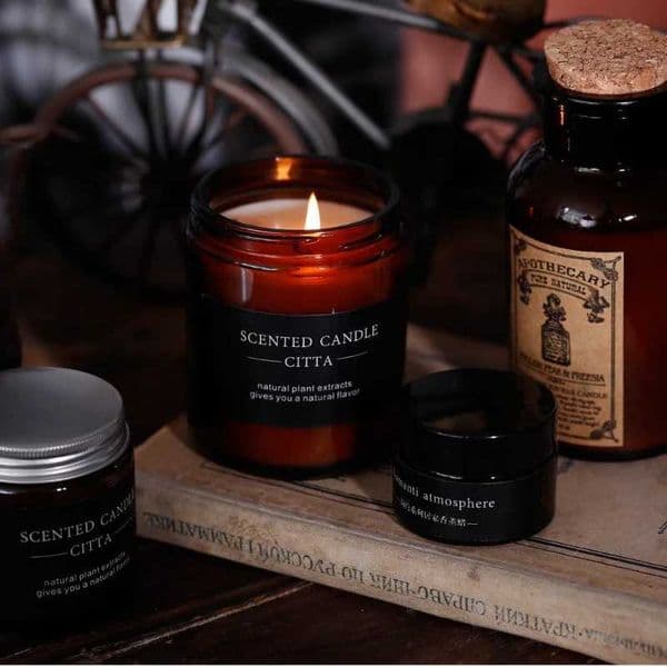 Luxury Per Candle Scented Candles Aratherapy Bathro Flowers Soy Wax Fragrance Gift Set Wholes In Jar With Lid H251114Z260527