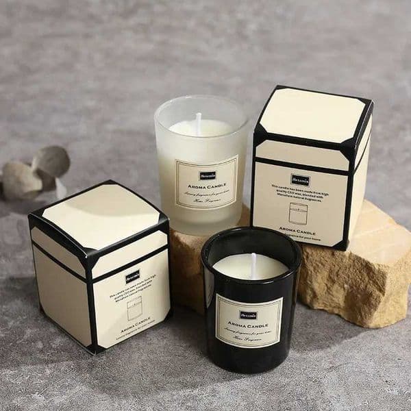 Ins Style Simple Jar Scented Candle Essential Oils Soy Wax Candle Aratherapy He Decoration Birthday Xmas Gift H251114Z260530