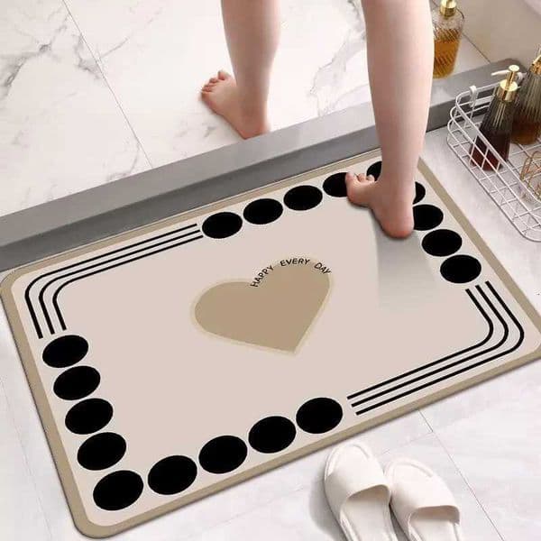 2026 Diatom Mud Upholstered Carpet Absorbent perfume Quick Drying Foot Floor Mat Bathroom Door cologne Non Slip Toilet C251114 Free Shipping