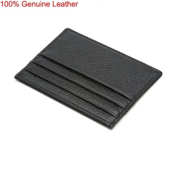100 Genuine Leather Credit Card Holder Slim Wallet Thin Small Retro Cardholder Case Cowhide Men Women Card Holder Bag 251113