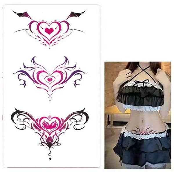 Tags Waterproof Temporary Tattoo Wings Tattoo on Legs and Arms Back Tattoo Flash Tattoo Female Fake TattooXJ25414
