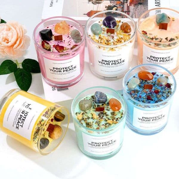 Candle Gift Vanilla Candle Christmas Candles Soy Wax Handmade High End Aromatherapy Gift Scented CandleY260311