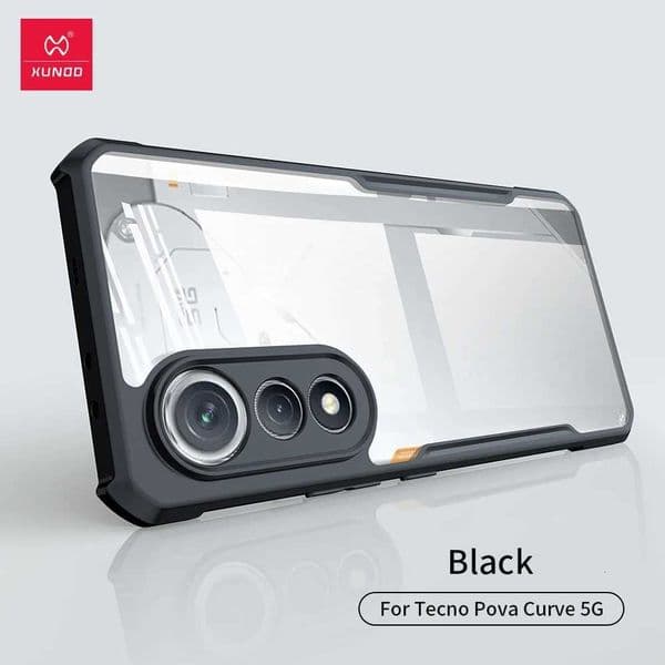 Xundd For Infinix Tecno POVA Curve 5G Case Shockproof Shell TPUAcrylic ThinSoft Back Ultra Phone CoverM251114