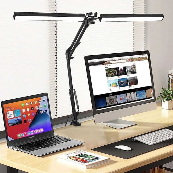 LED Desk Lamps Stepless Dimmable Led Computer Monitor Light USB Table Lamp for Office Study Reading Lighting FixtureW251114