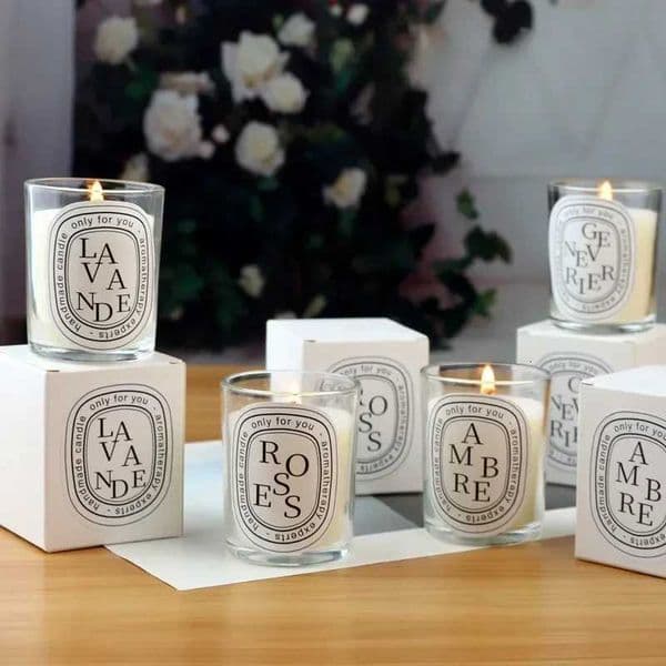 Transparent Scented Fragrance Rantic Candle Light Gift Scented Aratic Candles Guest Gift Candles Wedding Candles Candle Jar H251114