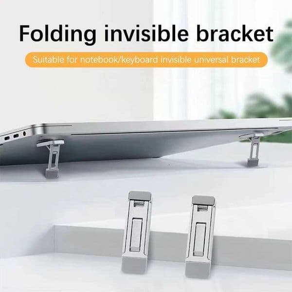 2Pcs Mini Portable Laptop Stand High Quality Notebook Aluminum Alloy Bracket Foldable Simple Heat Reduction Computer StandM251115