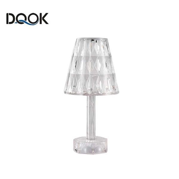 Diamond Crystal Projection Night Lights USB Charging Touch Control Restaurant Decoration Desk Light Bedside Night LampW251115