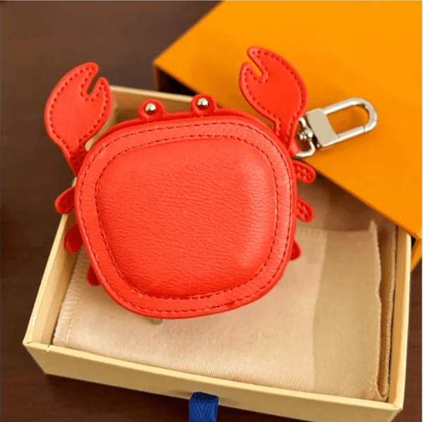 CRAB bag decoration headset coin purse Letter Keychain Backpack Handheld Crossbody Bag Car Key Product Fashion Decoration animal Accessories 6 colors