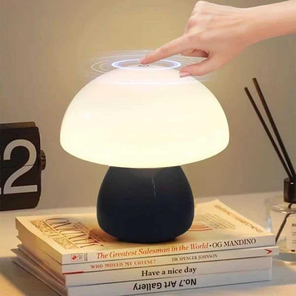 Mushroom Led Table Lamp Charging Touch Desk Coffee Bar Hotel Bedroom Decoration Nordic Creative Atmosphere Small Table LightW251115