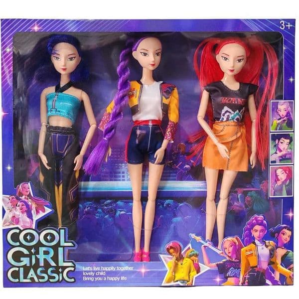 K-Kpops Demons Hunters Anime Figure Rumi Mira Zoey Action Figure Cosplay Doll Kawaii Gift for Kids Birthday Christmas T251113