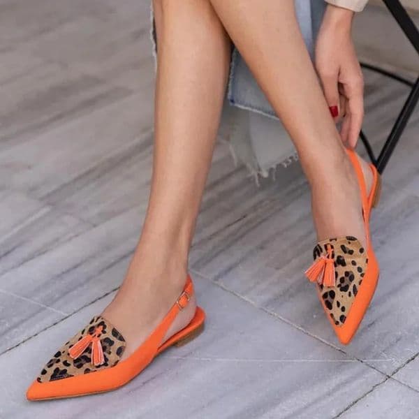 Summer Color Block Womens Shoes 40-43 Large Pointed Tassel Low Heel Back Air Sandals High Heels Womens Shoes 250414