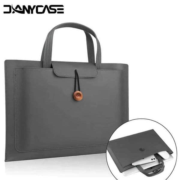 PU Leather women Laptop Bag Notebook Case Carrying Briefcase for Macbook Air 15 inch 16 inch men Handbags shoulder sleeve Bag Z251114