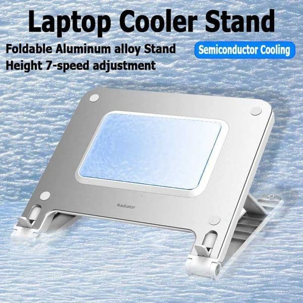 Laptop Semiconductor Cooler 17 inch Foldable Aluminum Alloy Stand Ultra quiet cooling Height adjustable For Laptop AccessoriesM251115