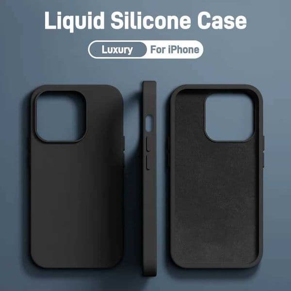 Luxury Liquid Silicone Case Soft Protection For iPhone 15 14 13 12 11 Pro Max Plus Mini Protective Phone Accessories 7 8 XS XR X H251115