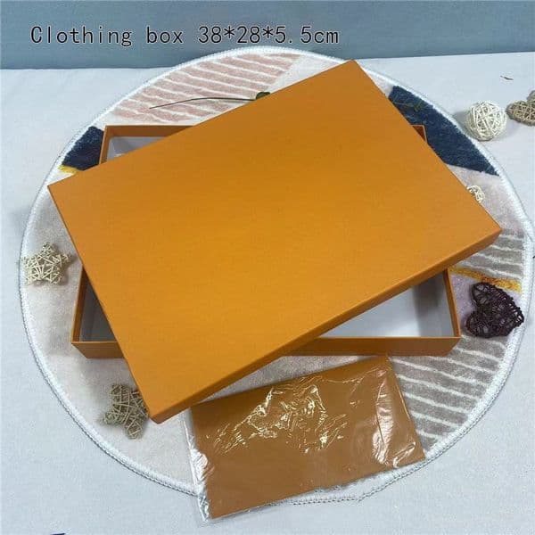 Designer Orange Classic Logo Perfume Shirt T-Shirt Scarf Wallet Packing Box Handbag Ribbon Card Packaging Gift Wrap 12545