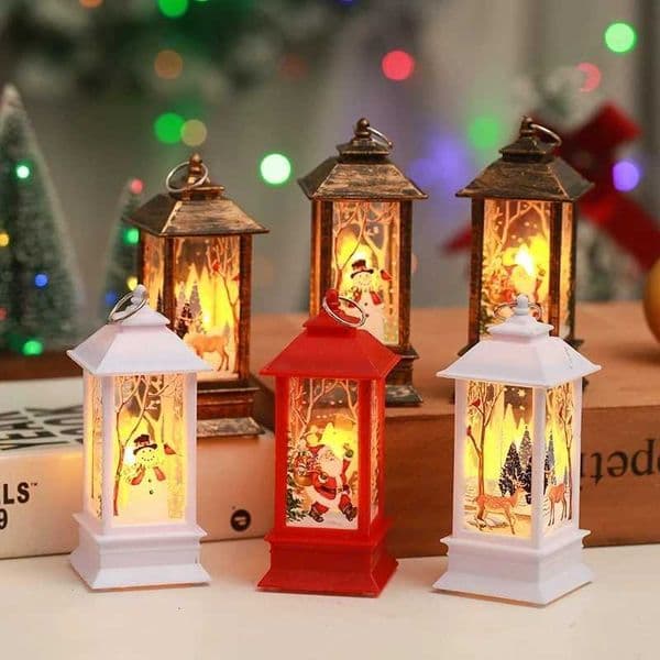 Christmas Wind Lamp Candle Table Lamp Small Night Lamp Elderly Snowman Xmas Decoration Night Lamp Desktop Decorat Gifts New Year Y251115