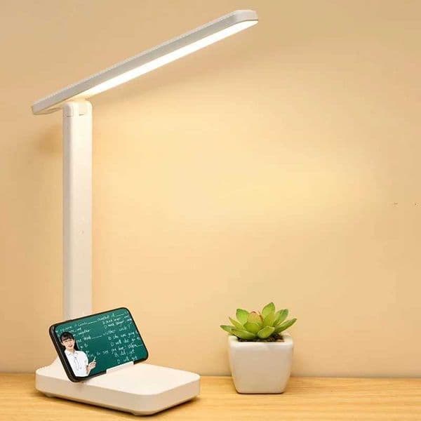 LED Table Lamp Eyes Protection Touch Dimmable LED Reading Light Student Dormitory Bedroom Reading USB Rechargable Desk LampW251115
