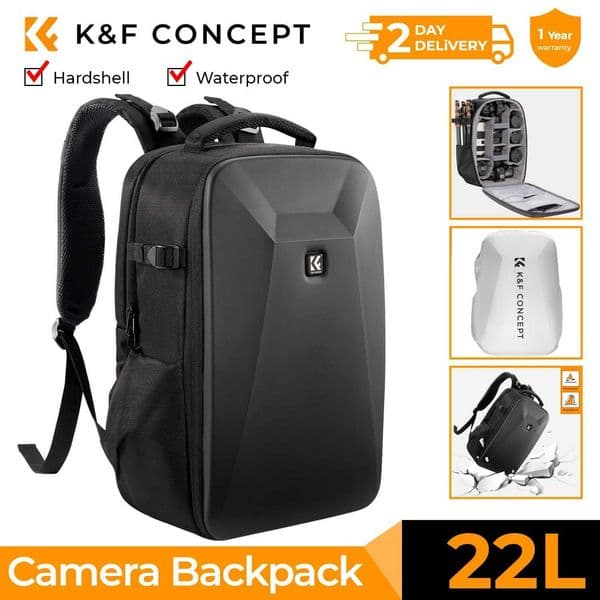KF Concept 22L Camera Bag Large Capacity Travel Photography Backpack Waterproof Mens backpack Bag DSLR/SLR Camera Rain CoverW251114