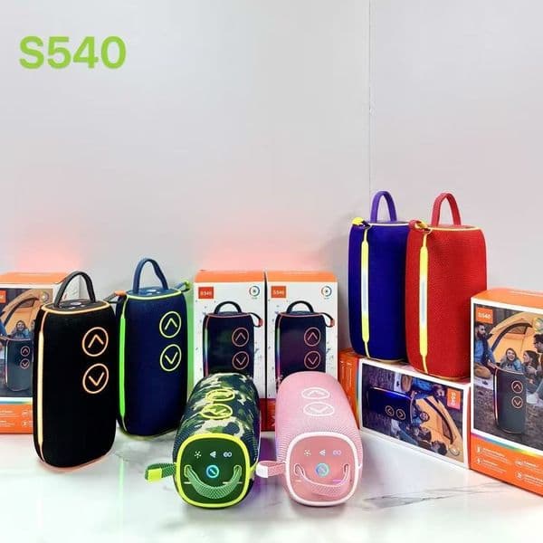 New Speaker BOOMS540 Portable Mini Speakers Wireless RGB Lights Handheld Subwoofer For Outdoor Camping Party thumbnail 2