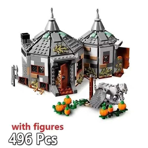 Hagrid Cabin Buckbeak Rescue 496 pieces 75947 building block set for boys and girls childrens toys adult birthday gifts M250415