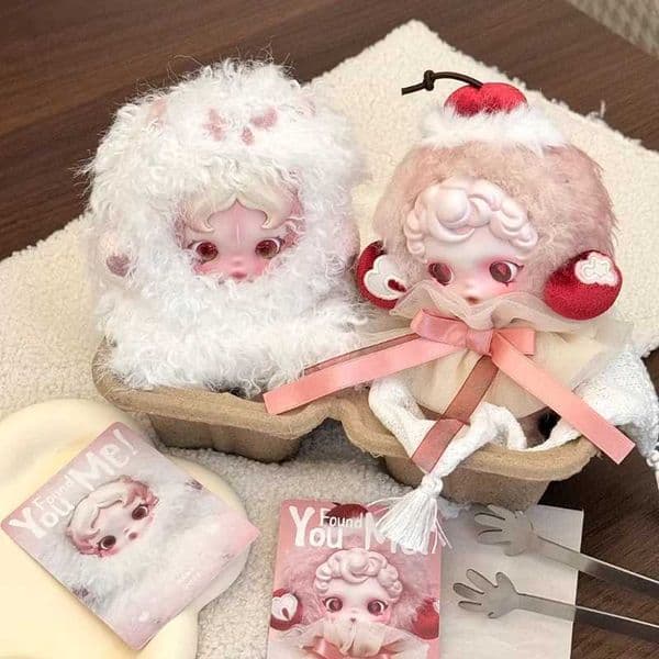 skullpanda you found me series plush Pendant blind box Action Figure doll cute Moldy Muffin Mystery Box Keychain Pendant Gift T251112