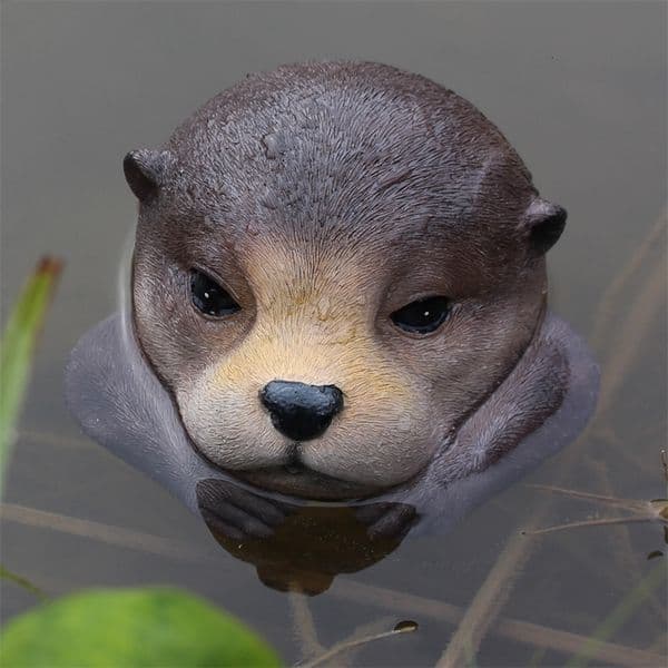 1 piece of floating otter water decoration swimming pool garden and terrace accessories pond decoration courtyard decoration 250414