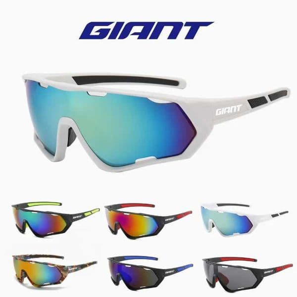Giant mens and womens outdoor sports bicycles UV400 bicycles driving travel sunglasses can be paired with eyeglass hangers Y250414