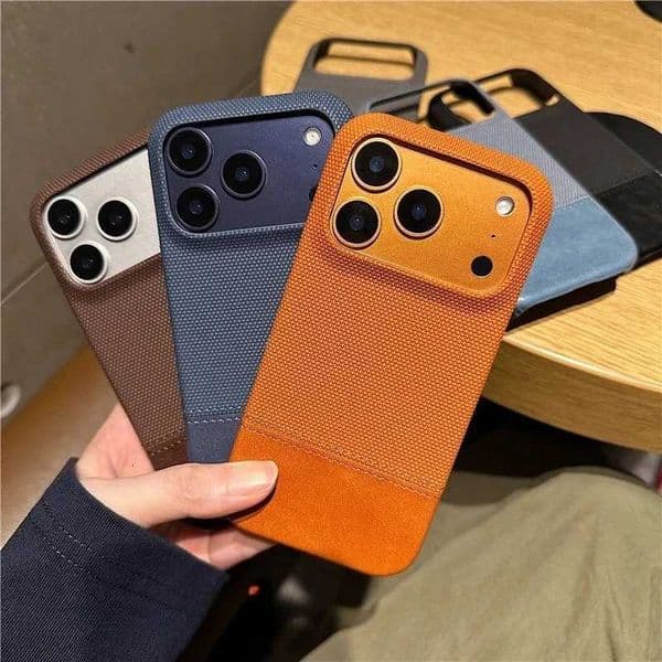 High End Business Sle Leather Case for IPhone 17 Pro Max 16 15 14 13 Official Techwoven Shockproof Protection Cover H251115