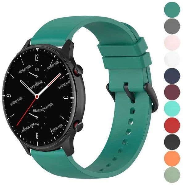 For Huami Amazfit GTR 3 Pro Strap Silicone Watchband Replacement Wrist Bracelet 22mm Band For Amazfit Bip 5/GTR 2 2E 47mm Watch W251114