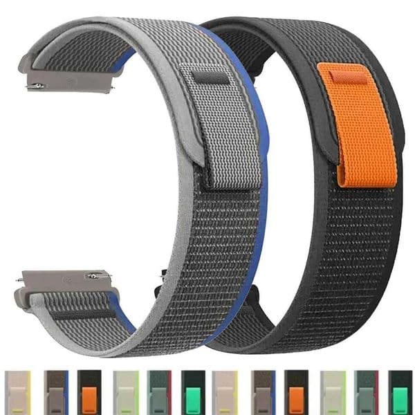 20mm 22mm Nylon Loop Strap For Garmin Vivoactive 4 5 Forerunner 255 265 Smart Watch Band Replaceable For Garmin Venu 3 2 Correa W251114