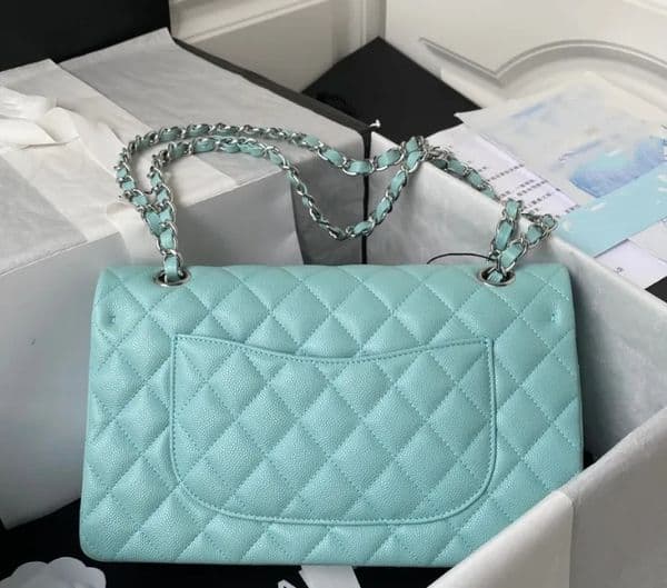 Designer bag 10A Mirror quality Jumbo Double Flap Bag Luxury 23cm 25CM 30cm genuine Leather Caviar Lambskin Classic Black Purse Quilted Handbag With Box