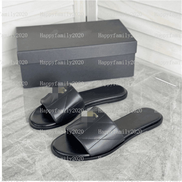 2026 Designer woman Ladies leather slippers Women Sandals Slide Sandal Platform Slipper Chunky Shoes Summer Flip Flop AA8
