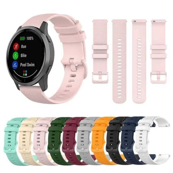 Original Watch Band for Garmin Vivoactive 5 3 Venu 3 2 SQ Vivoactive 4 Forerunner 265 245m Silicone Strap Watchband Accessories W251114