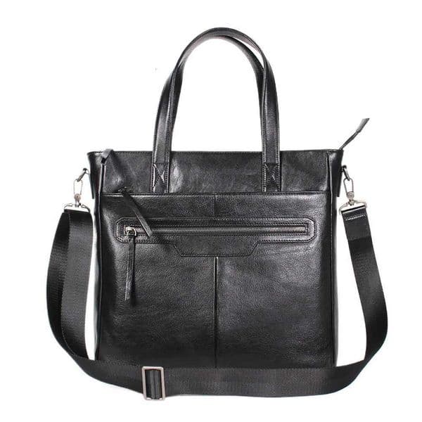 Genuine Leather Vertical Briefcases Travel Messenger Bag Laptop Handbag Large Capacity Shoulder Bags Business Office Bags for Me Z251114