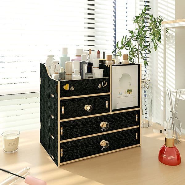 Multi functional Wood Storage Solution - Multi story and Elevated Display Spaces