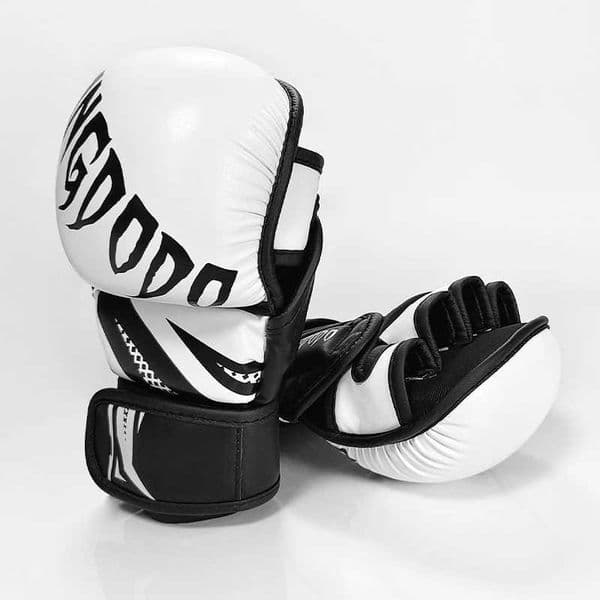 Combat gloves MMA half finger boxing gloves PU Leather Fight with gloves Combat gloves Adult Muay Thai Competition Glove Z251112