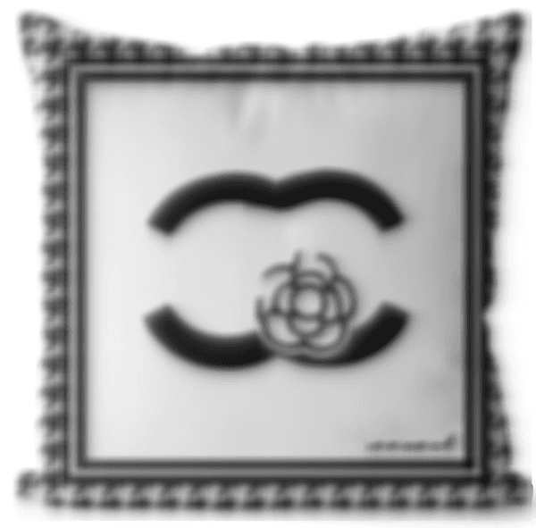 Designer Throw Classic Letter Print Home Cover Minimalist Sofa Decoration Cushion 45-45Cm Core Detachable Pillow Case 125189