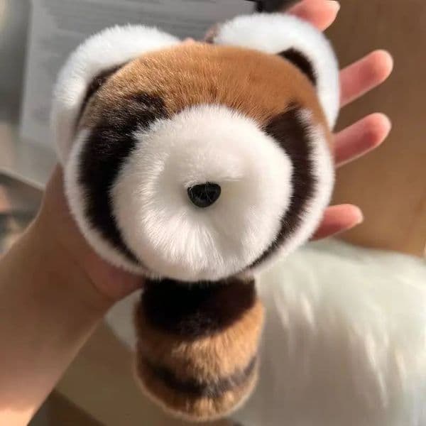 otter rabbit fur swing tail little raccoon fur bag pendant car interior pendant car key chain mobile phone pendant 251111
